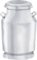 watercolor milk bucket png