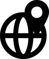 Globe planet earth icon symbol vector image. Illustration of the world global vector design. EPS 10