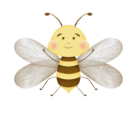 imágenes prediseñadas de abeja acuarela png