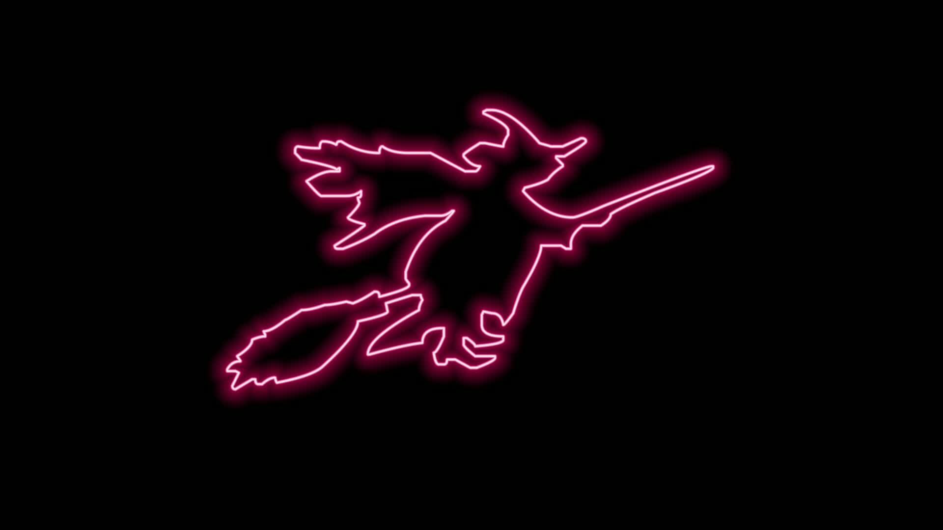 Happy halloween neon light background 23412044 Stock Video at Vecteezy