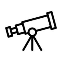 diseño de icono de telescopio vector