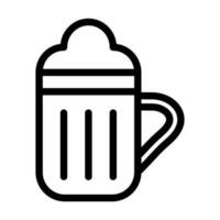 Beer Mug Icon Design vector