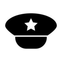 Military Hat Icon Design vector