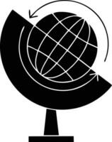 Globe planet earth icon symbol vector image. Illustration of the world global vector design. EPS 10