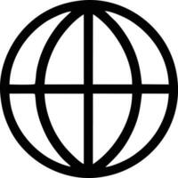 Globe planet earth icon symbol vector image. Illustration of the world global vector design. EPS 10