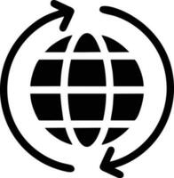 Globe planet earth icon symbol vector image. Illustration of the world global vector design. EPS 10