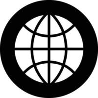Globe planet earth icon symbol vector image. Illustration of the world global vector design. EPS 10
