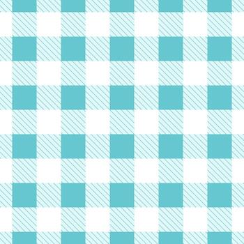 vector sin costura modelo con guingán cheque en azul y blanco colores para tela y textil diseño