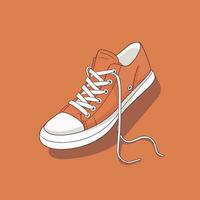 Shoes vector cartoon style