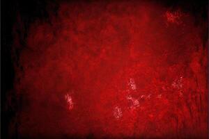 Grunge, blood-red background with spots and stains on it. illustration. photo