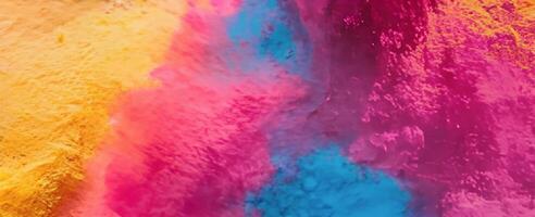 colourful powder splash background photo