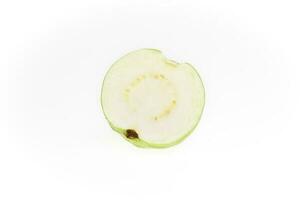 Guavas on white background photo