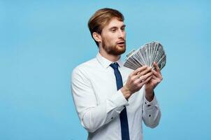 business man shirt with tie money finance fun photo