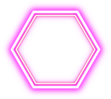 retro neon grens. Aankondiging bord. png