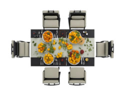 dining table picture top view png free download with fruits.