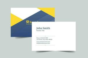 Apartment Rental business card template. A clean, modern, and high-quality design business card vector design. Editable and customize template business card