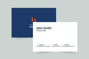 Business Coach business card template. A clean, modern, and high-quality design business card vector design. Editable and customize template business card