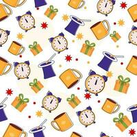 Seamless Pattern Of Party Theme Background. vector