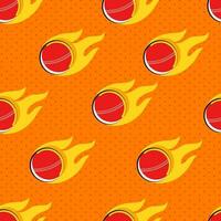 Orange Dotted Pattern Background With Firing Balls. vector