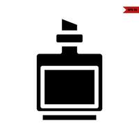 bottle spray glyph icon vector