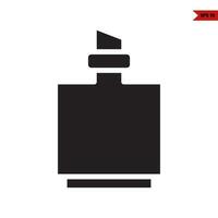 bottle spray glyph icon vector