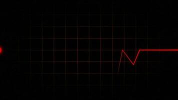 Heartbeat Animation With Black Background video
