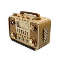 World Radio Day With 3d Golden Lit Recorder png