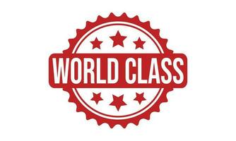 World Class Rubber Stamp Seal Vector