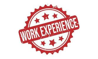 Work Experience Rubber Stamp Seal Vector