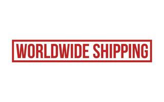 Worldwide Shipping Rubber Stamp Seal Vector