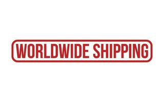 Worldwide Shipping Rubber Stamp Seal Vector