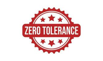 Zero Tolerance Rubber Stamp Seal Vector