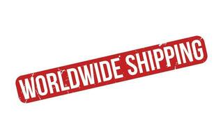 Worldwide Shipping rubber grunge stamp seal vector