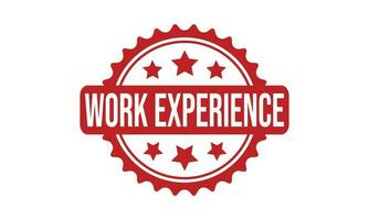 Work Experience Rubber Stamp Seal Vector