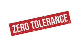 Zero Tolerance Rubber Stamp Seal Vector