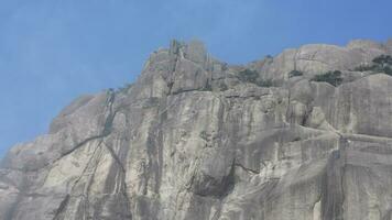 The old rocks view on the mountains photo