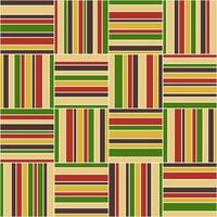 Geometric colorful pattern with striped squares. Retro style of 70s. vector