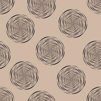 seamless pattern of geometric abstract round shape vector