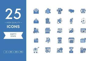 Vector set of Empty State icons