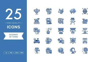 Vector set of Internet of Thing icons