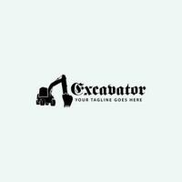 excavator logo vector