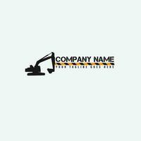 excavator logo vector