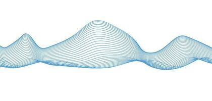 resumen ondulado antecedentes. Delgado línea ondulado resumen vector antecedentes. curva ola sin costura modelo. línea Arte a rayas gráfico modelo