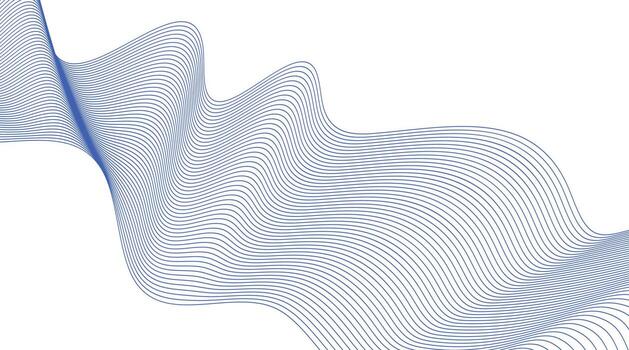 resumen ondulado antecedentes. Delgado línea ondulado resumen vector antecedentes. curva ola sin costura modelo. línea Arte a rayas gráfico modelo