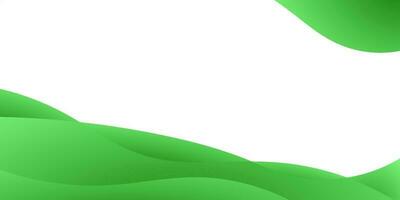 green gradient abstract background with copy space area vector