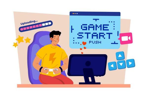 A video game streamer plays video games live for their followers.