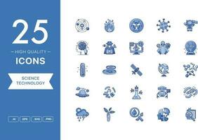 Vector set of Science icons