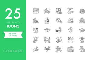 Vector set of Internet of Thing icons