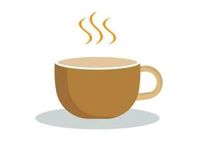 Hot coffee icon clipart design illustration template vector