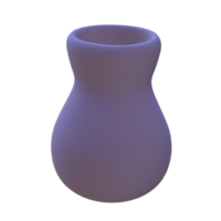 vaso ceramica viola png
